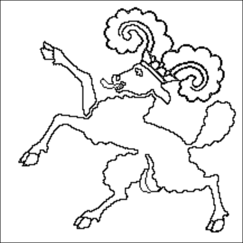 Contorno da bandeira de Schaffhausen para colorir