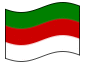 Bandeira animada Heligolândia