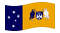 Território da Capital Australiana-Bandeira ondulante