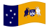 Território da Capital Australiana-Bandeira ondulante