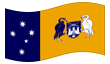 Bandeira animada Território da Capital Australiana
