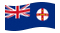 Nova Gales do Sul (Nova Gales do Sul)-Bandeira ondulante