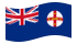 Nova Gales do Sul (Nova Gales do Sul)-Bandeira ondulante