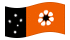 Território do Norte (Northern Territory)-Bandeira ondulante