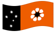 Bandeira animada Território do Norte (Northern Territory)
