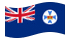 Queensland-Bandeira ondulante