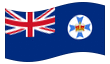 Bandeira animada Queensland