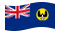 Austrália do Sul (Austrália do Sul)-Bandeira ondulante