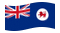 Tasmânia-Bandeira ondulante