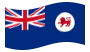 Tasmânia-Bandeira ondulante