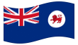 Bandeira animada Tasmânia