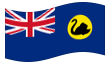 Bandeira animada Austrália Ocidental