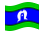 Ilhas do Estreito de Torres-Bandeira ondulante