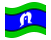 Ilhas do Estreito de Torres-Bandeira ondulante