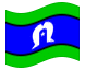 Bandeira animada Ilhas do Estreito de Torres