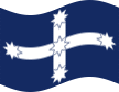 Eureka Stockade-Bandeira ondulante estática
