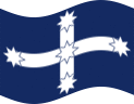 Eureka Stockade-Bandeira ondulante estática