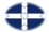 Eureka Stockade-Bandeira em vinheta oval