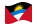 Antígua e Barbuda-Bandeira ondulante