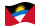 Antígua e Barbuda-Bandeira ondulante