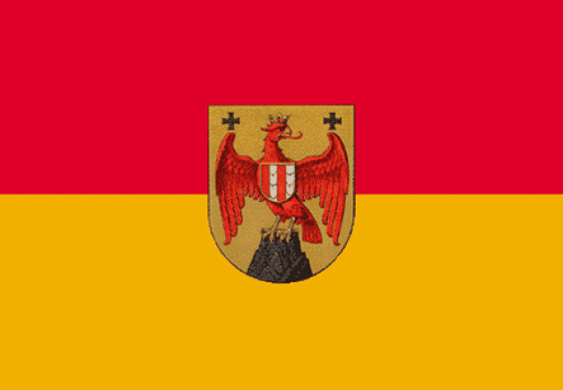 Bandeira Burgenland (bandeira de serviço), Bandeira Burgenland (bandeira de serviço)