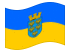 Baixa Áustria (bandeira de serviço)-Bandeira ondulante