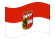 Salzburgo (bandeira de serviço)-Bandeira ondulante