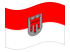 Vorarlberg (bandeira de serviço)-Bandeira ondulante