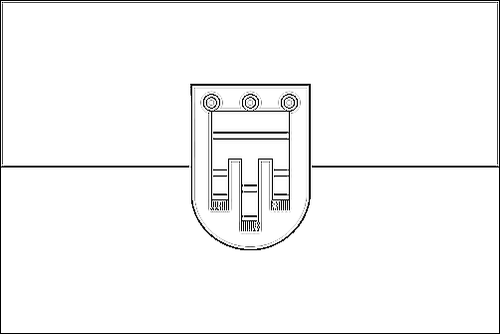 Contorno da bandeira de Vorarlberg (bandeira de serviço) para colorir