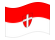Viena (bandeira de serviço)-Bandeira ondulante