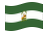 Andaluzia-Bandeira ondulante