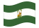 Andaluzia-Bandeira ondulante