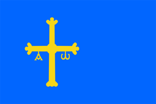 Bandeira Astúrias, Bandeira Astúrias