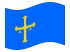 Astúrias-Bandeira ondulante