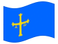 Bandeira animada Astúrias