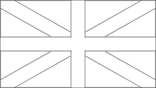 Contorno da bandeira de País Basco para colorir