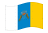 Ilhas Canárias-Bandeira ondulante