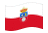 Cantabria-Bandeira ondulante