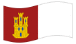 Bandeira animada Castela-La Mancha