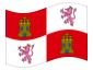 Bandeira animada Castela-Leão