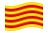 Catalunha-Bandeira ondulante