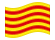 Catalunha-Bandeira ondulante