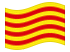Catalunha-Bandeira ondulante