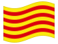 Bandeira animada Catalunha