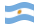 Argentina-Bandeira ondulante