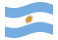 Argentina-Bandeira ondulante