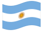 Bandeira animada Argentina