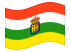 La Rioja-Bandeira ondulante