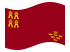 Múrcia-Bandeira ondulante
