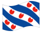 Bandeira animada Frísia (Fryslân)
